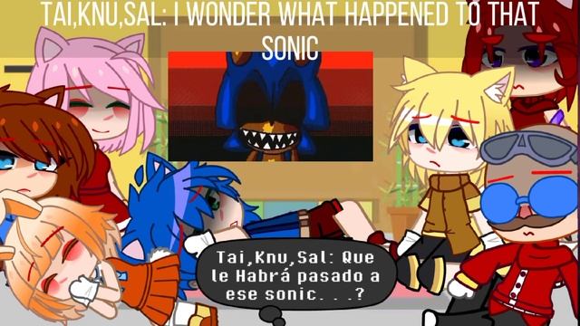 | Sonic reacts to Sonic.exe | credits in desc | Happy Halloween! | смотреть онлайн