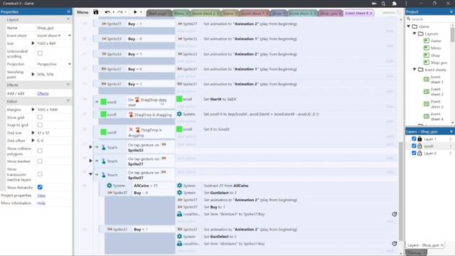 Как сделать скроллинг в construct 3 смотреть онлайн