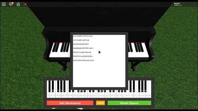 Roblox Piano Sheet, Faded (Easy) смотреть онлайн