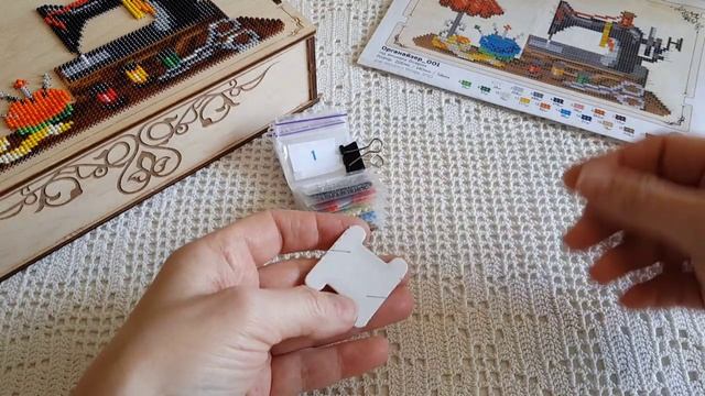 ГОТОВА бисерная ШКАТУЛКА-ОРГАНАЙЗЕР от VERENA