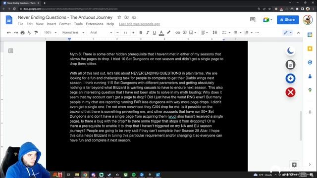 Never Ending Questions? A Potential Major Problem in Diablo 3 Season 28 смотреть онлайн