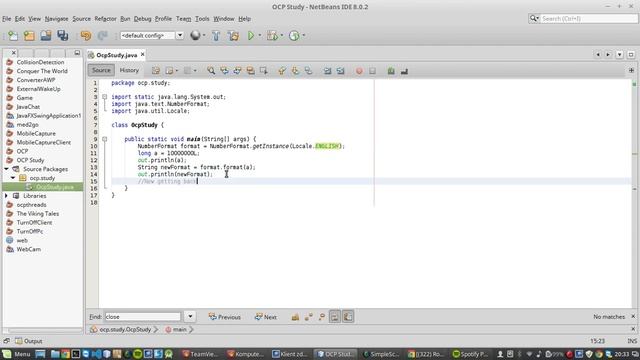 Java:NumberFormat смотреть онлайн