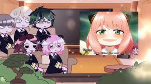 reaction of the Spy× family to...