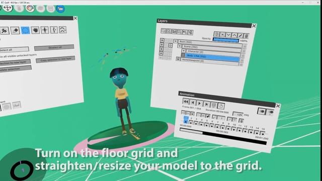 Quill Animation to Sketchfab Tutorial смотреть онлайн