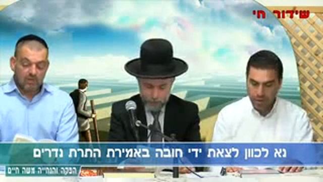 Церемония «Освобождение от обетов» - «Атарат недарим» (на иврите) смотреть онлайн