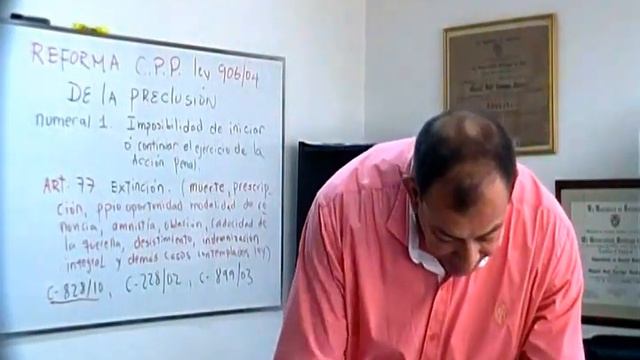 REFORMA SOBRE LA PRECLUSION. Art. 332, num. 1, Ley 906/04 Capitulo. 13 смотреть онлайн