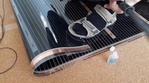 соединение инфракрасной пленки пайкой вместо клипс