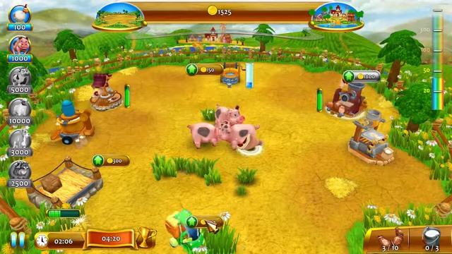 Прохождение игры - Веселая ферма 4 ( Farm Frenzy 4). Уровень 10 смотреть онлайн