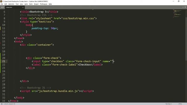 37. Checkbox & Radio in Bootstrap 5 | Hindi - 2022 смотреть онлайн