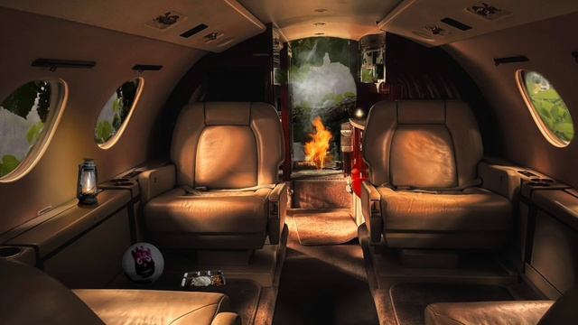 Огонь джунглей в уютном убежище от грозы и дождя смотреть онлайн