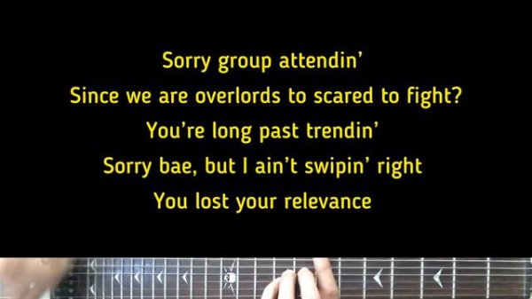 Hazbin Hotel - Respectless | Karaoke Guitar Instrumental