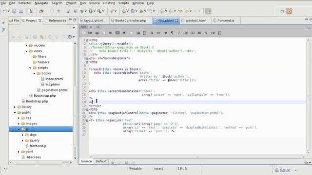 Zend Framework 1.9 tutorial 14: ajax requests part 4 смотреть онлайн