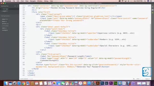 Random Strong Password Generate Using AngularJS смотреть онлайн
