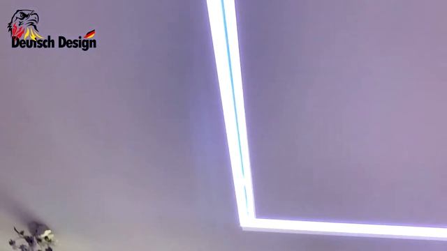 Монтаж нестандартной подсветки и люстры в натяжном потолке смотреть онлайн