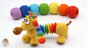 ?Такса РАДУЖКА?(крючком)