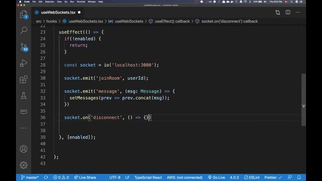 Socket.io client React hook for React Native/React смотреть онлайн