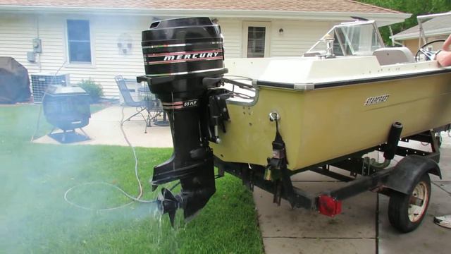 '77 Starcraft Boat with '80 65 HP Mercury Outboard Motor смотреть онлайн