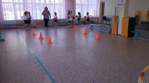 ООД по физической культуре  "Мячи-ловкачи" в подготовительной к школе группе "Сказка"