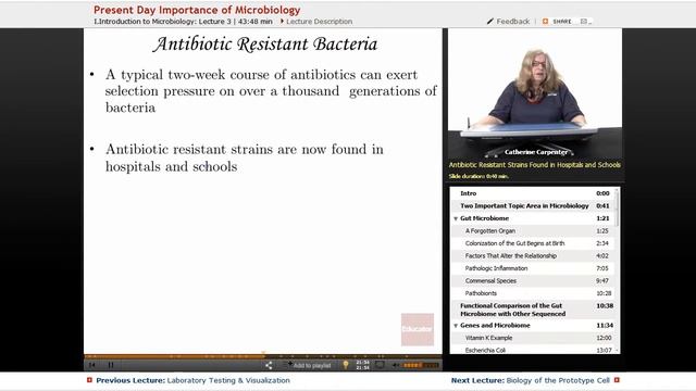 “Present Day Importance of Microbiology” | Microbiology with Educator.com смотреть онлайн