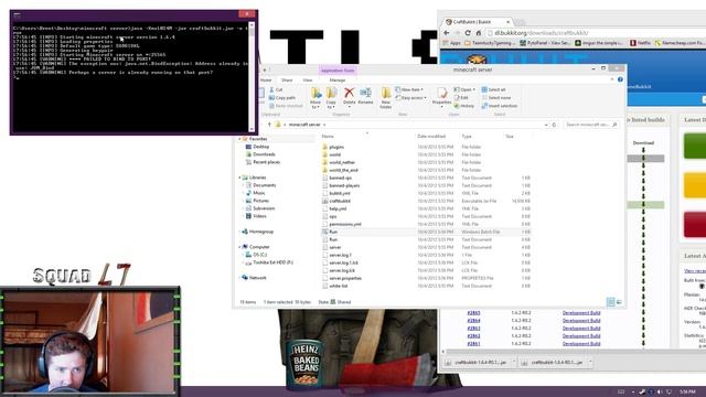 How to setup a Bukkit 1.6.4 Minecraft Server on your own machine EP: 1 смотреть онлайн