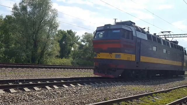 Следование резервом электровоза ЧС4Т-439 смотреть онлайн