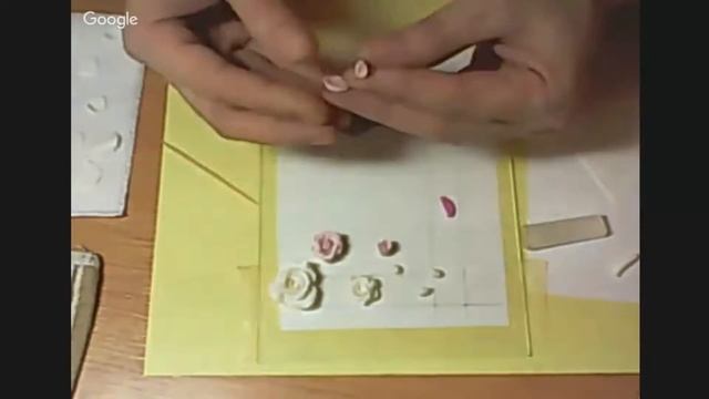 Оформление рамки цветами из холодного фарфора смотреть онлайн