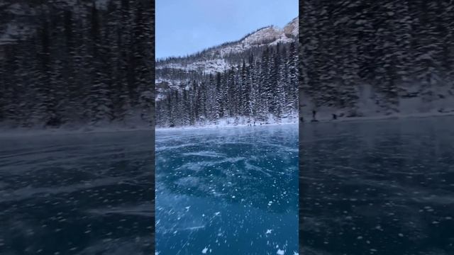 Каток на замершем озере смотреть онлайн