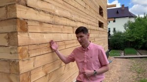 Разница между домами из профилированного и нестроганого бруса