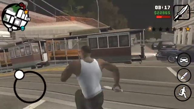 Остановил в GTA San Andreas трамвай смотреть онлайн