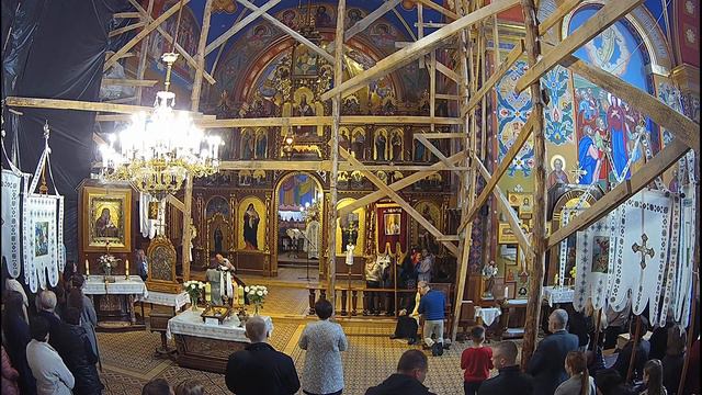 Свята Літургія (10:00) у храмі св. влкмч. Юрія Переможця 18 вересня 2022 р. Б. смотреть онлайн