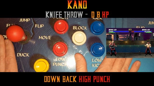 Ultimate Mortal Kombat 3 - Kano - Knife Throw смотреть онлайн
