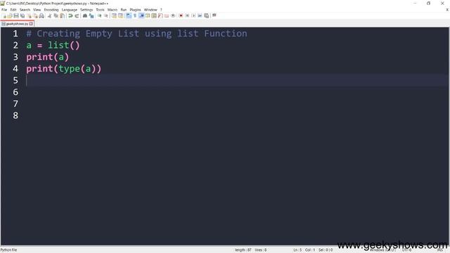 list Function in Python (Hindi) смотреть онлайн
