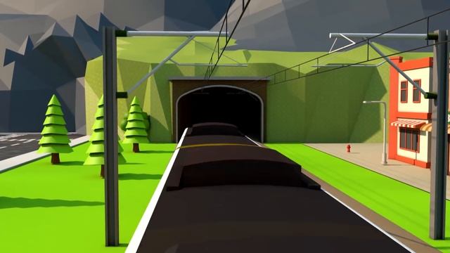 Police car Chase and Thief in car. Police cartoon for children Kids story Handy Andy and Monster ca смотреть онлайн