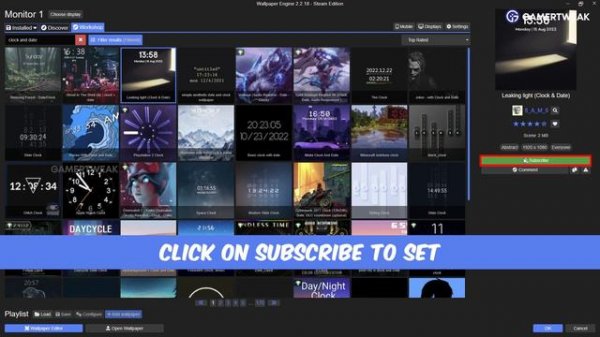 How to Add Clock & Today's Date on your PC Wallpaper in Wallpaper Engine in 2023⌚**QUICK GUIDE**