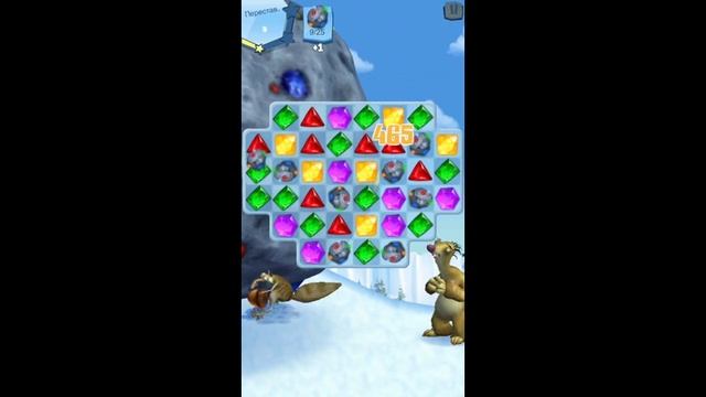 Ice Age: Hailstorm (by Zynga) - puzzle game for android - gameplay. смотреть онлайн