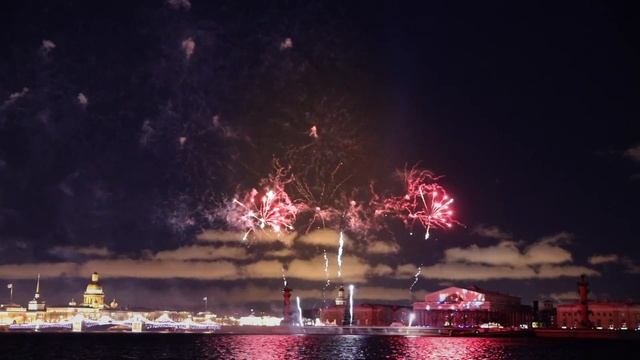 Салют на Рождество 2018, Санкт-Петербурге. смотреть онлайн