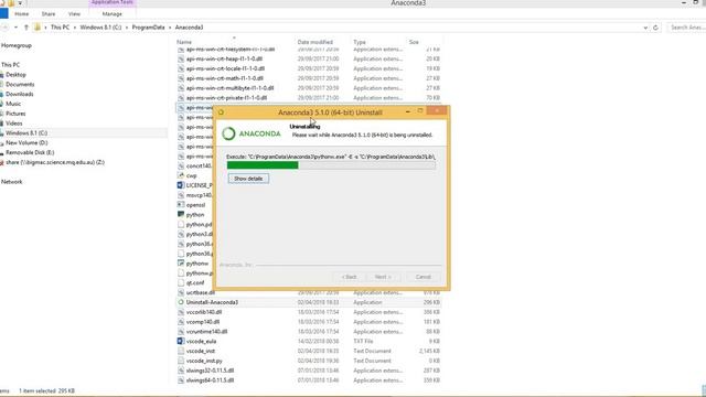 Uninstalling previous/current version of Anaconda (2/3) [Part 1] смотреть онлайн
