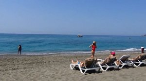 Пляжи Турции в Тосмуре - Алании. Пляж отеля Diamond Hill 5 Alanya. Турция море пляж