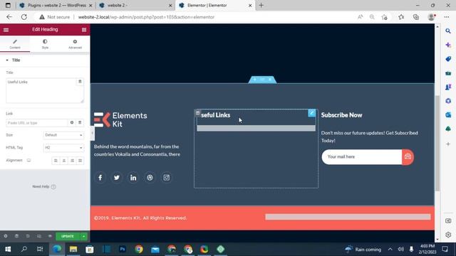 Elementor Footer| 2023| Elementor Tutorial| Elementor Footer Tutorial| WordPress Tutorial|hindi/Urd смотреть онлайн