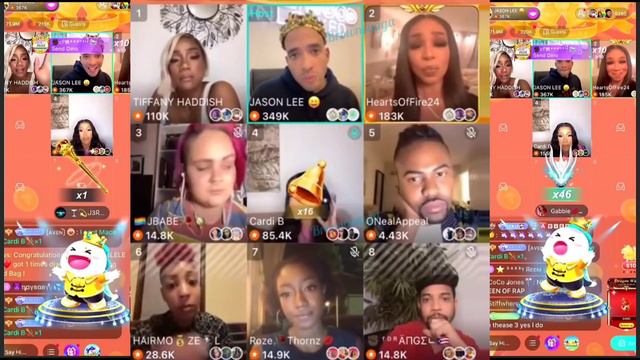 Cardi B Host Jason Lee Tiffany Haddish Tiffany Pollard AKA New York on BIGO смотреть онлайн