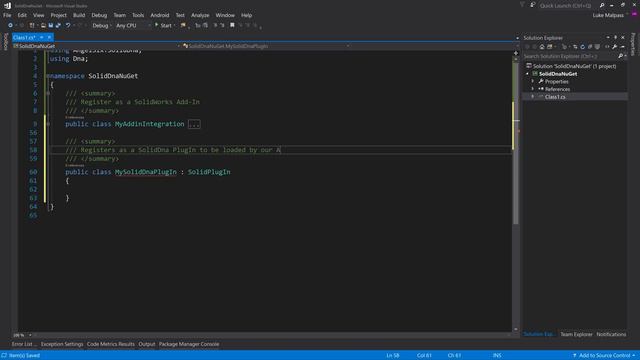 C# SolidWorks API Tutorial - 07 SolidDNA using NuGet Package смотреть онлайн