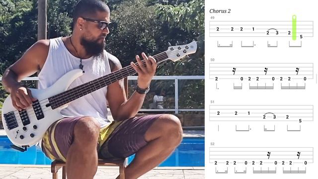 Steel Dragon - We All Die Young (Bass Cover + Tablature)