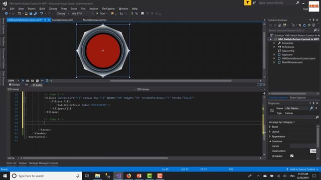 Tutorial 06: HMI Switch Button Control In WPF(Visual C#) смотреть онлайн