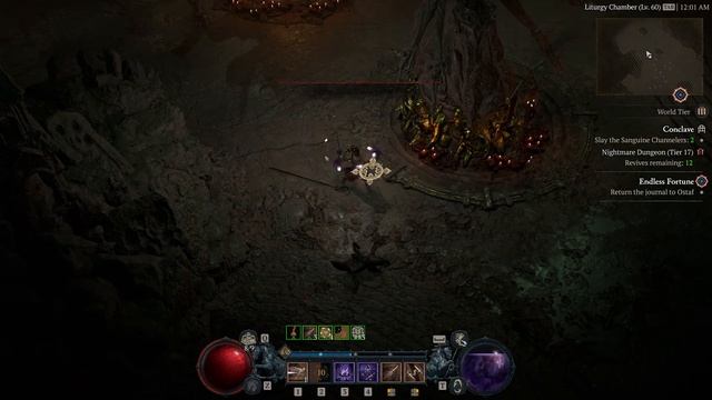 DIABLO 4 - ONYX HOLD & CONCLAVE NIGHTMARE DUNGEONS TIER 17 - ROGUE TWISTING BLADES BUILD (60) SOLO смотреть онлайн