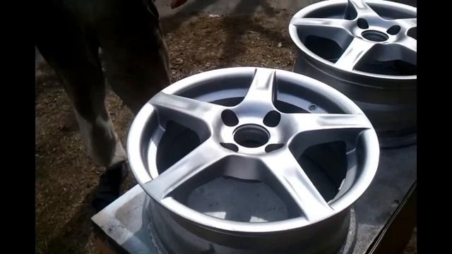 Покраска литых дисков баллончиком смотреть онлайн