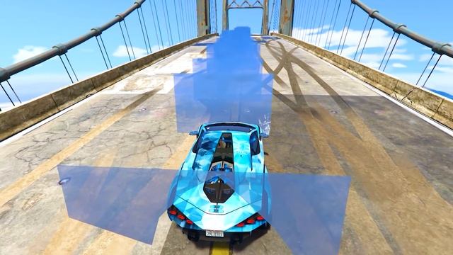 Franklin and Spider-man Motorcycles with Shark Pipe Stunt Race Parkour In GTA 5 смотреть онлайн