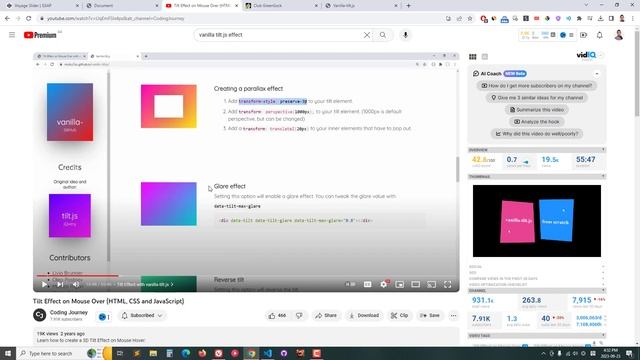 3D image slider carousel tutorial using vanilla JavaScript - Tutorial intro смотреть онлайн