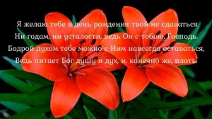 Я желаю тебе в день рождения твой благодати. Ирина Новикова на слова Анны Бовель