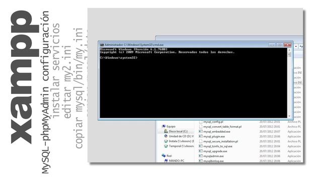 XAMPP-MySQL, ejemplos de configuración: dos instancias en el mismo servidor смотреть онлайн
