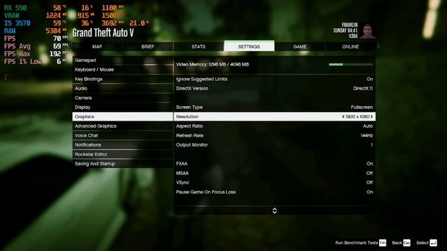 Grand Theft Auto 5 RX 550 Gameplay 2021 смотреть онлайн
